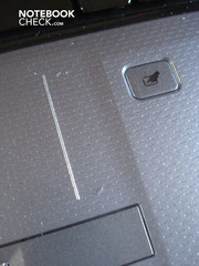 The touchpad possesses its own vertical scroll bar and a button for deactivation The touchpad possesses its own vertical scroll bar and a button for deactivation
