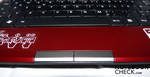 The touchpad recognises multi-touch gestures and has a surface that takes some getting used to The touchpad recognises multi-touch gestures and has a surface that takes some getting used to