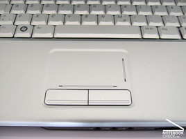 Touch pad of the Dell Inspiron 1525