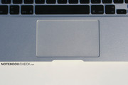 The trackpad is also narrower than in other MacBooks.