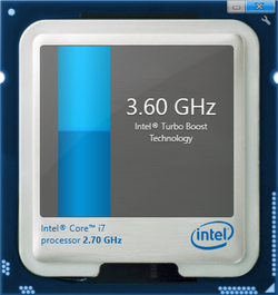 Turbo Boost up to 3.6 GHz for a single core
