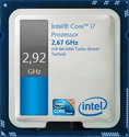 Turbo Boost: The Core i7 clocks with 2.79-2.92 GHz under full load
