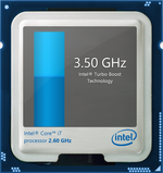 Turbo Boost up to 3.6 GHz for one active core