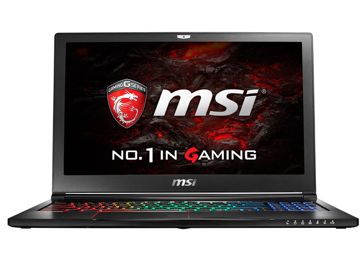 The MSI GS63VR brings VR gaming in a thin and light package. (Source: MSI)