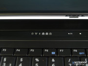 The status LEDs are hardly visible in bright light, though. The status LEDs are hardly visible in bright light, though.