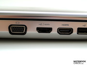 about the interface placement with VGA and USB/eSATA combo in the center and about the interface placement with VGA and USB/eSATA combo in the center and