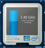 Turbo Boost up to 2.4 GHz (dual-core) and 2.6 GHz (single-core)