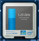Up to 3.2 GHz and 3.4 GHz Turbo Boost for 4 active cores and 1 active core, respectively