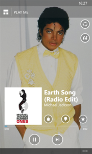 You can stream music for free with "Mix Radio".
