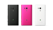 The Xperia Acro S is available in three colors. The Xperia Acro S is available in three colors.