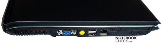 Toshiba Satellite L100-120 interfaces Toshiba Satellite L100-120 interfaces