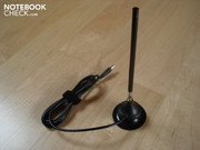 An antenna is included with the laptop An antenna is included with the laptop