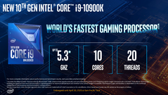 Intel 10th gen Comet Lake-S Core i9-10900K. (Source: Intel)