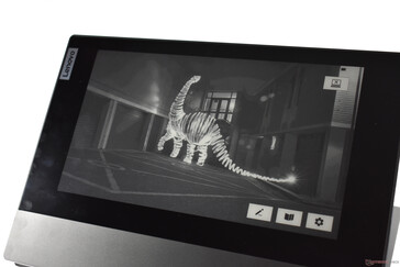 ThinkBook Plus E-Ink: main menu with adjustable wallpaper