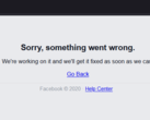 Facebook is reportedly down worldwide. (Source: Own)