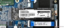 The included Gigabyte 512 GB NVMe SSD suffers from severe throttling