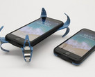 A German engineering student has designed a case that deploys protective springs when dropped. (Source: Pre-view-online)