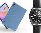 Samsung may launch the Galaxy Tab S7 and Galaxy Watch Active 3 series together on July 22. (Image source: OnLeaks & Evan Blass)