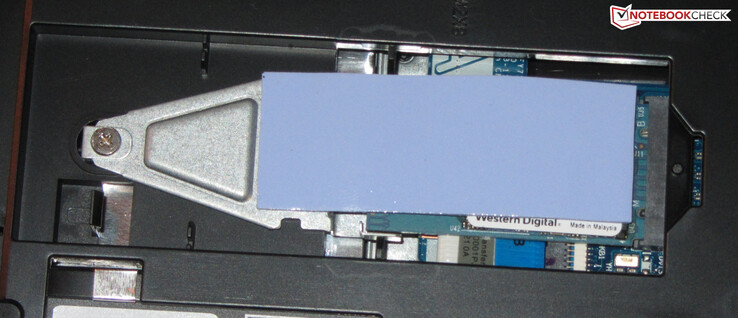 An NVMe SSD serves as the system's main drive