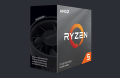 The AMD Ryzen 5 3600 can boost to 4.2 GHz and has 6 cores. (Image source: AMD)