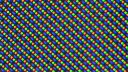 Display of the sub-pixel grid
