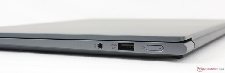 Right: 3.5 mm combo audio, USB-A 3.2 Gen. 1, Power button