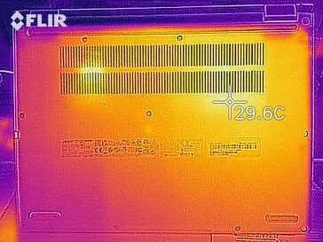 Waste heat idle Acer Spin 3 SP313 i5-1135G7 - bottom side