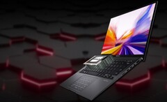 A refreshed Asus Zenbook 14 is going to feature a Barcelo-R class Ryzen 7000 processor. (Image source: AMD/Asus - edited)