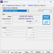 CPU-Z: Intel graphics
