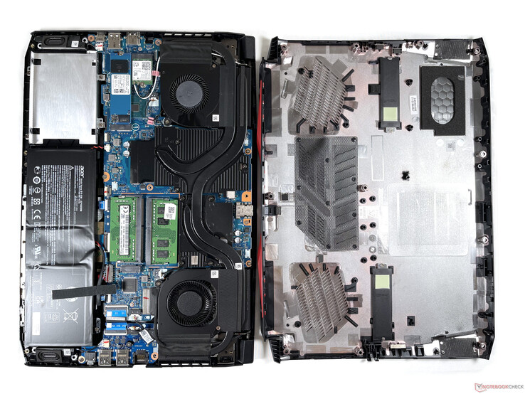Acer Nitro 5 AN515-55 - Internal components