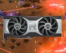 The Radeon RX 6700 XT recorded 89 FPS in Crazy 1440p on the AotS benchmark. (Image source: AMD/AotS - edited)
