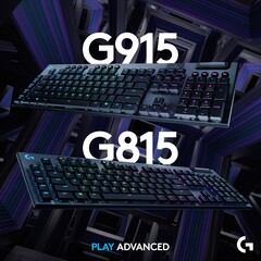 The new Logitech G915 and G815 are high-end gaming keyboard with low-profile mechanical switches. (Source: Logitech)