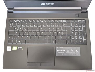 Gigabyte G5 - Input devices