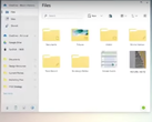 The new file explorer design looks to be inspired by the Linux KDE interface. (Source: Instagram)