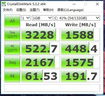 SSD speeds after flashing the BIOS to version 0300. (Source: Techtablets)