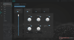 Audio control with equalizer
