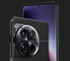 The OnePlus 12 is expected to launch with a familiar design. (Image source: @OnLeaks & MySmartPrice)