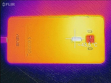 Thermal image of the ZenFone 3 Deluxe