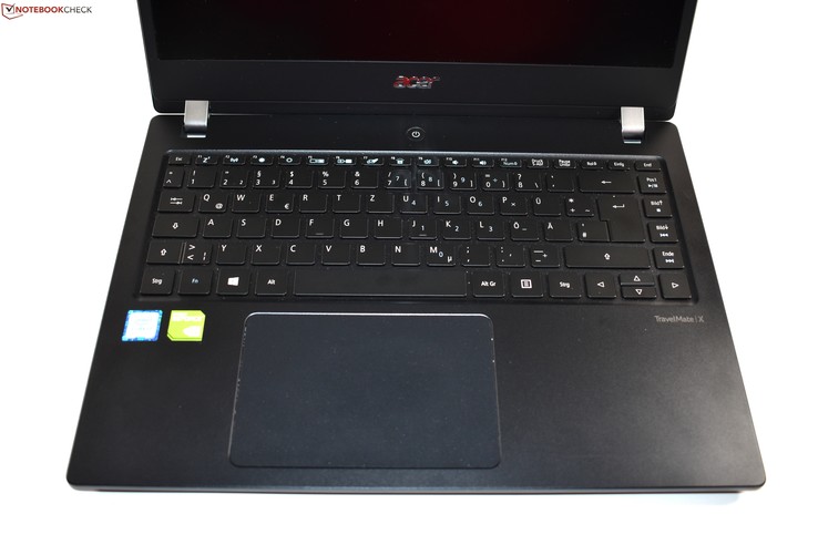 Keyboard area Acer TravelMate X3410