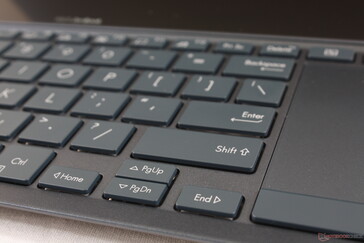 Shift key is now longer at the cost of smaller directional keys