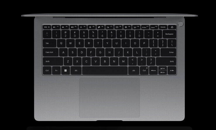 The Xiaomi Book Pro 14 2022 has a familiar keyboard deck for those who are used to using MacBooks. (Image source: Xiaomi)