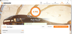 Port Royal (maximum CPU/GPU performance)