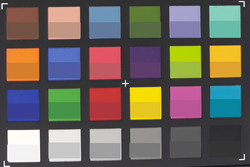 X-Rite ColorChecker Passport: ColorChecker: The lower part of each field depicts the target color.