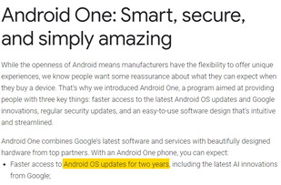 Spot the difference: Google on Android One updates in 2018. (Image source: Google)