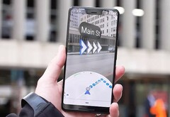 Google Maps AR navigation in action (Source: The Wall Street Journal)