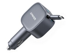 The Anker Nano 75W car charger with a retractable USB-C cable. (Image source: r/Anker subreddit)