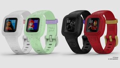 The vívofit jr.3 comes in multiple colours and styles. (Image source: Garmin)