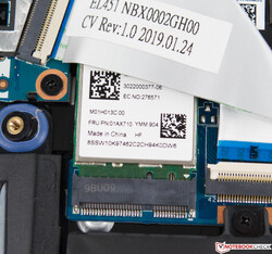 A look at the Intel Wireless-AC 9560 module in the IdeaPad S540