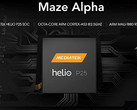 Maze Alpha processor details now official Helio P25