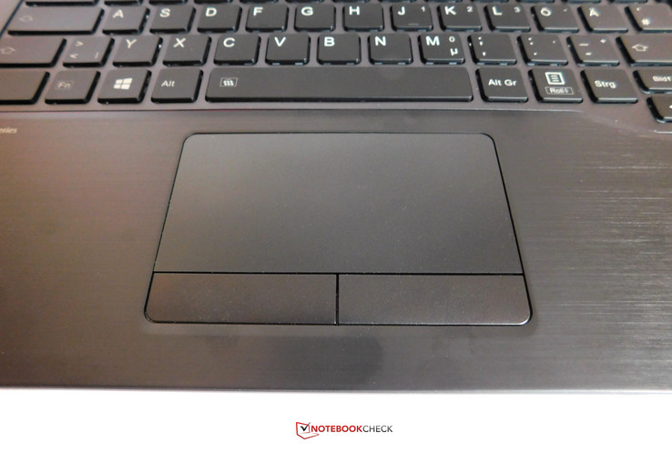 TouchPad with dedicated keys
